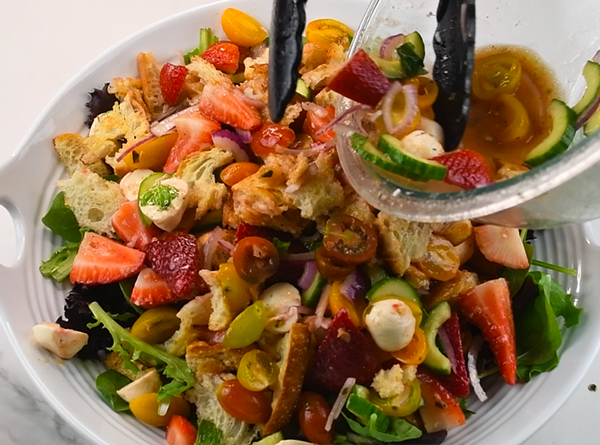 Strawberry Panzanella Salad - Step 6